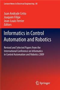 Informatics in Control Automation and Robotics