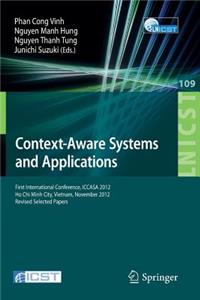 Context-Aware Systems and Applications