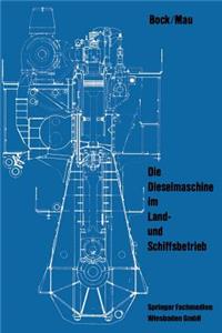 Dieselmaschine Im Land- Und Schiffsbetrieb