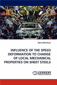 Influence of the Speed Deformation to Change of Local Mechanical Properties on Sheet Steels