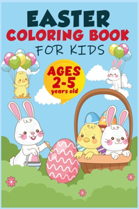 Easter Coloring Book For Kids Ages 2-5