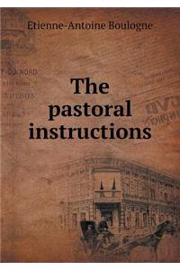 The pastoral instructions