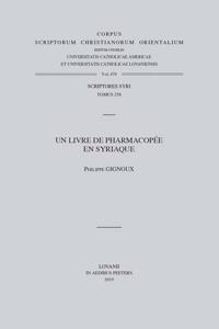 Un Livre de Pharmacopee En Syriaque