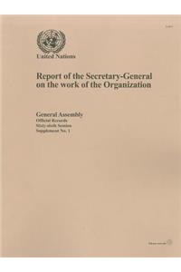 Report of the Secretary-General on the Work of the Organization