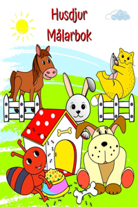 Husdjur Målarbok
