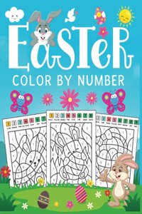 Easter color by number