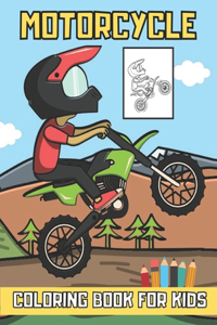 Motorcycle Coloring Book for Kids