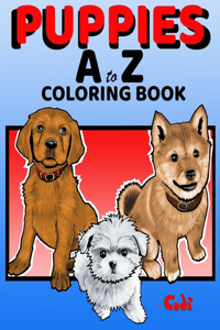 PUPPIES A to Z COLORING BOOK
