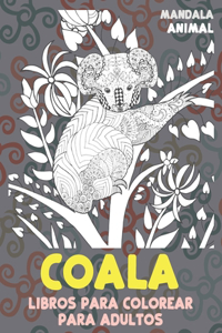 Libros para colorear para adultos - Mandala - Animal - Coala