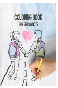 Coloring Book for Girls & Boys