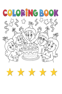 coloring book unicorn learning Easy