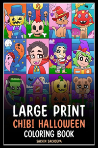 Large Print Chibi Halloween