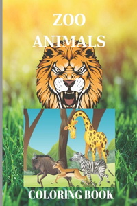 Zoo Animals Coloring Book