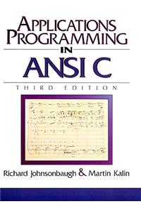 Applications Programming in ANSI C