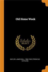 Old Home Week