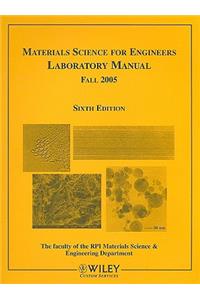 Materials Science for Engineers Laboratory Manual