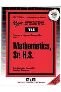 Mathematics, Sr. H.S.
