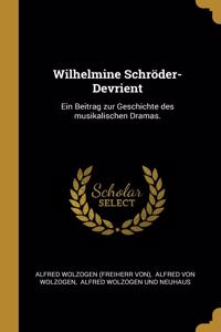 Wilhelmine Schröder-Devrient
