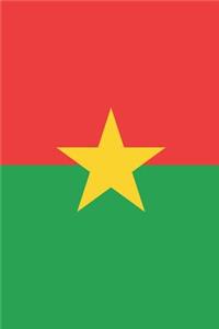 Burkina Faso Flag Notebook - Burkinabe Flag Book - Burkina Faso Travel Journal