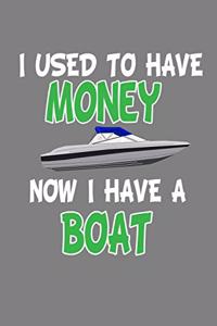 I Used To Have Money Now I Have A Boat