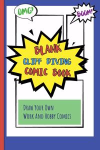 Blank Cliff Diving Comic Book