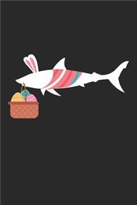 Easter Notebook - Easter Shark Journal - Easter Gift for Animal Lover - Shark Diary