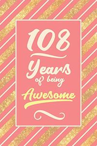 108th Birthday Journal