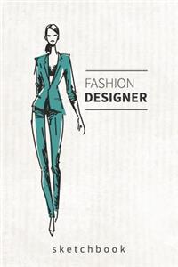 Fashion Design Journal Dotted Sketchbook Gift For Designer