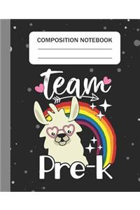 Team Pre-K - Composition Notebook