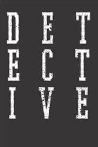 Detective Notebook Journal