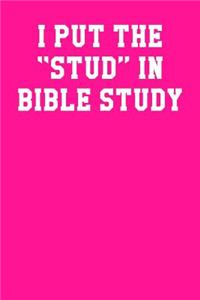 I Put the Stud in Bible Study