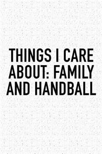 Things I Care About
