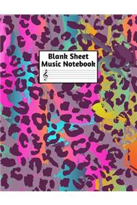 Blank Sheet Music Notebook