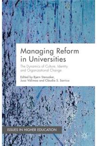 Managing Reform in Universities