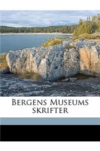 Bergens Museums Skrifter Volume 1