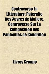 Controverse En Litterature