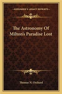 Astronomy Of Milton's Paradise Lost