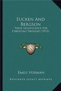 Eucken And Bergson
