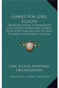 Games For Girl Scouts