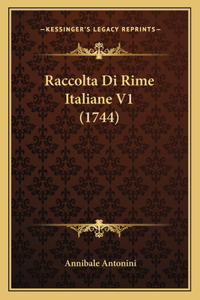 Raccolta Di Rime Italiane V1 (1744)