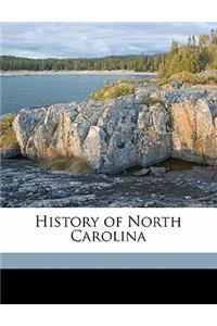 History of North Carolina Volume 3