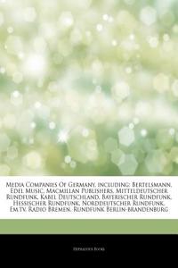 Articles on Media Companies of Germany, Including