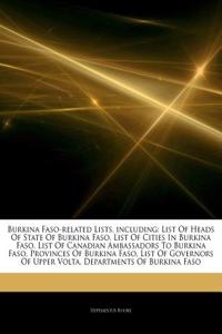 Articles on Burkina Faso-Related Lists, Including