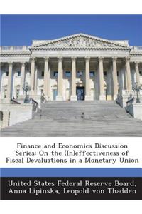 Finance and Economics Discussion Series
