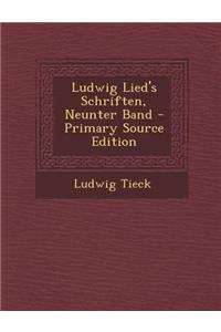 Ludwig Lied's Schriften, Neunter Band