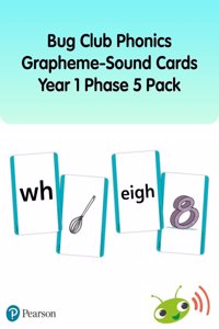 Bug Club Phonics Grapheme-Sound Cards Year 1 Phase 5 Pack