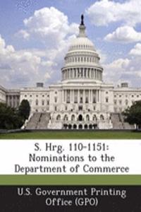 S. Hrg. 110-1151