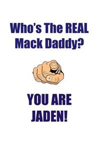 JADEN IS THE REAL MACK DADDY AFFIRMATIONS WORKBOOK Positive Affirmations Workbook Includes