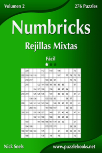Numbricks Rejillas Mixtas - Fácil - Volumen 2 - 276 Puzzles