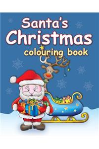 Santa's Christmas colouring book